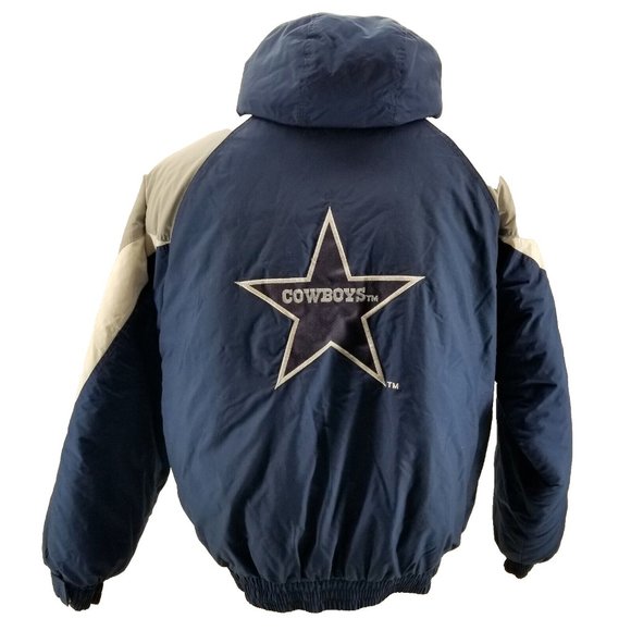 Vintage Dallas Cowboys NFL Gameday By Turbo Sportswear MenPuffer Jacket Size XL - Picture 3 of 11